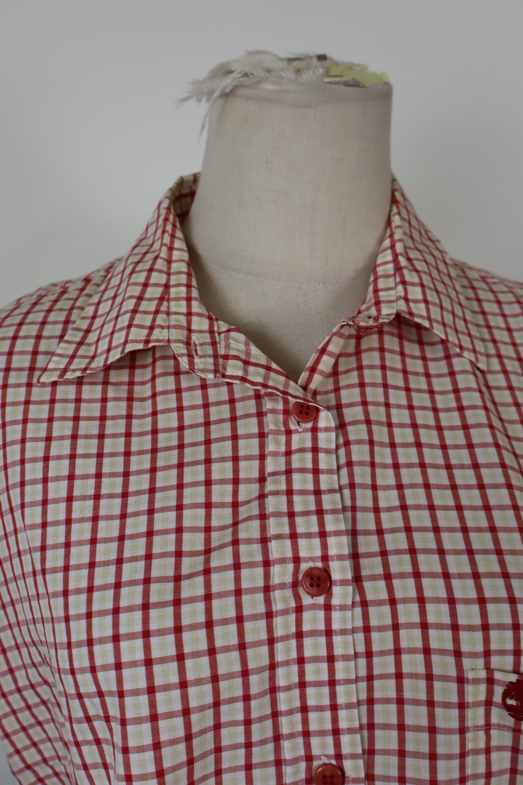 TIMBERLAND CAMICIA DONNA TG. XL WOMAN SHIRT CASUAL VINTAGE COTONE