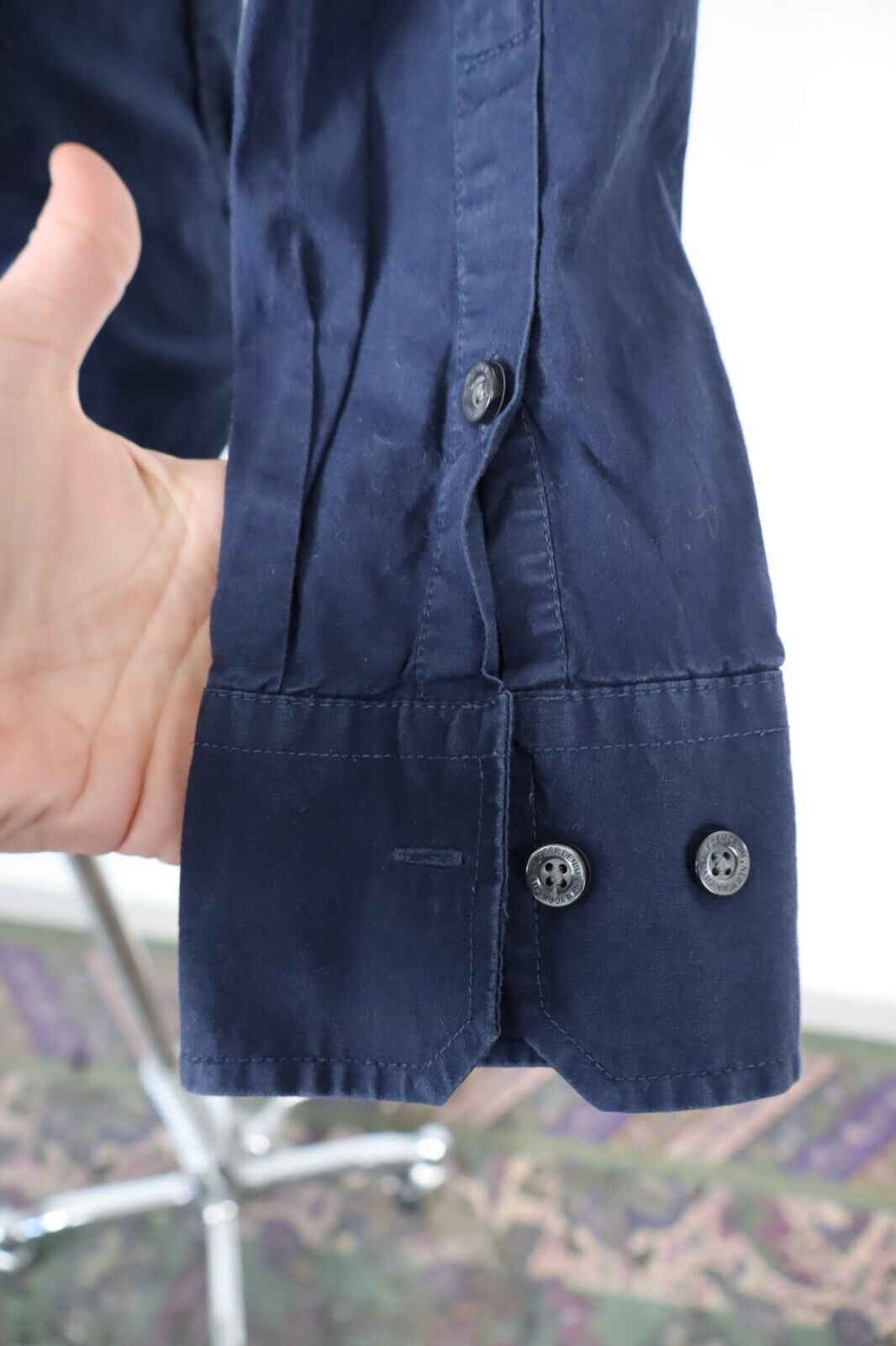 TOMMY HILFIGER CAMICIA UOMO TG. S MAN CASUAL VINTAGE SHIRT COTONE