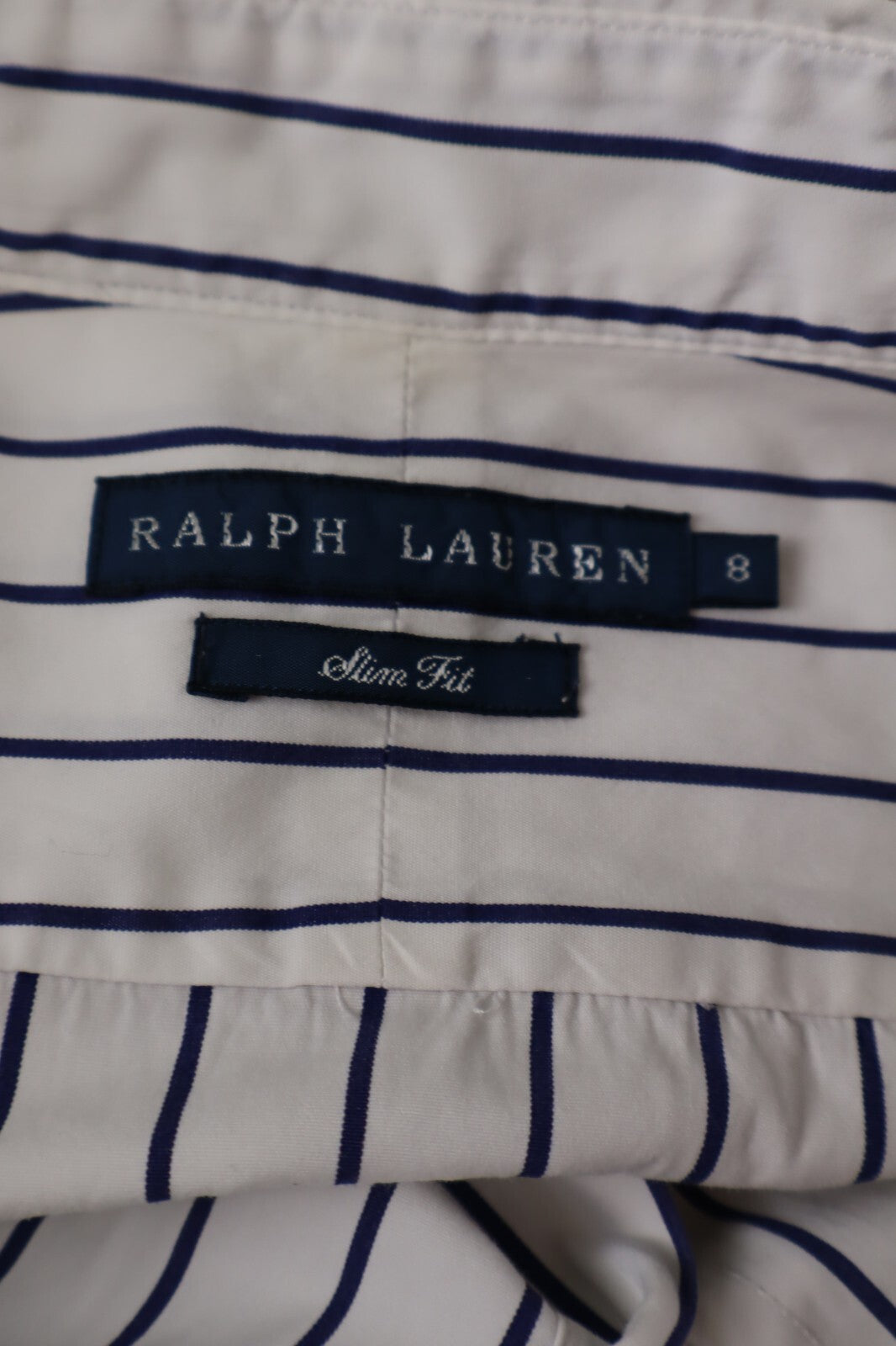RALPH LAUREN CAMICIA DONNA TG. 8 WOMAN SHIRT CASUAL VINTAGE COTONE SLIM FIT