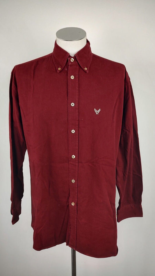 AVIREX CAMICIA SHIRT UOMO Tg M MAN VINTAGE CASUAL COTONE