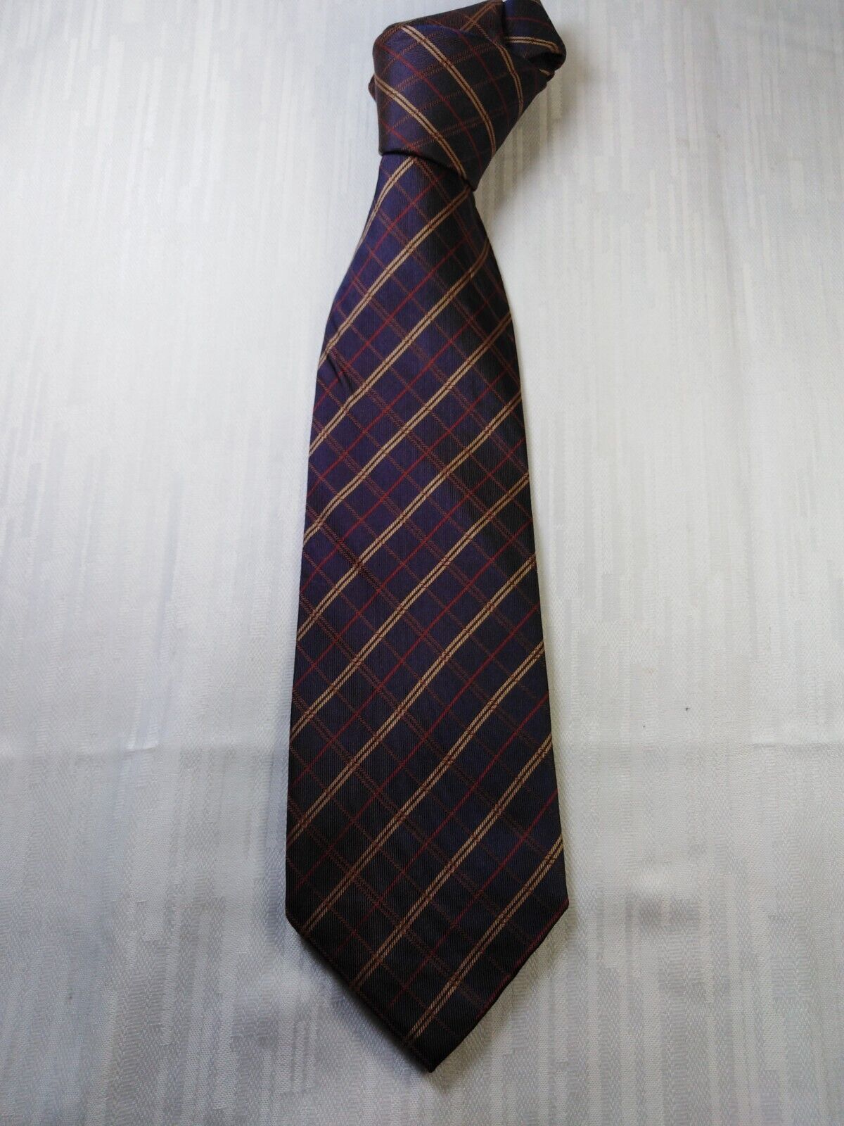 BARTON MODA 100% SETA SILK TIE CRAVATTA NECKTIE MADE IN ITALY VINTAGE CLASSIC