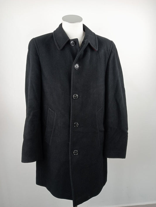 TOMMY HILFIGER CAPPOTTO COAT UOMO 48 LANA CASHMERE MAN JACKET CASUAL VINTAGE