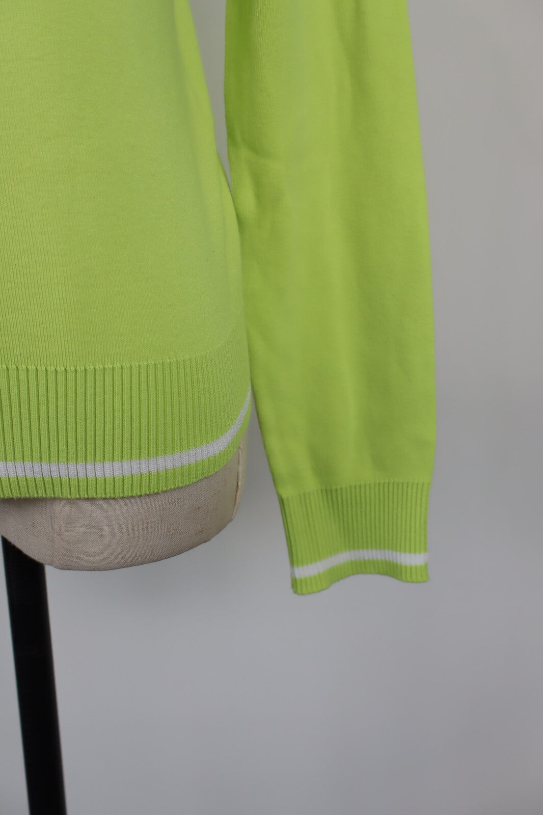 BENETTON FELPA CON ZIP CAPPUCCIO DONNA L WOMAN VINTAGE SPORT JACKET SWEATSHIRT