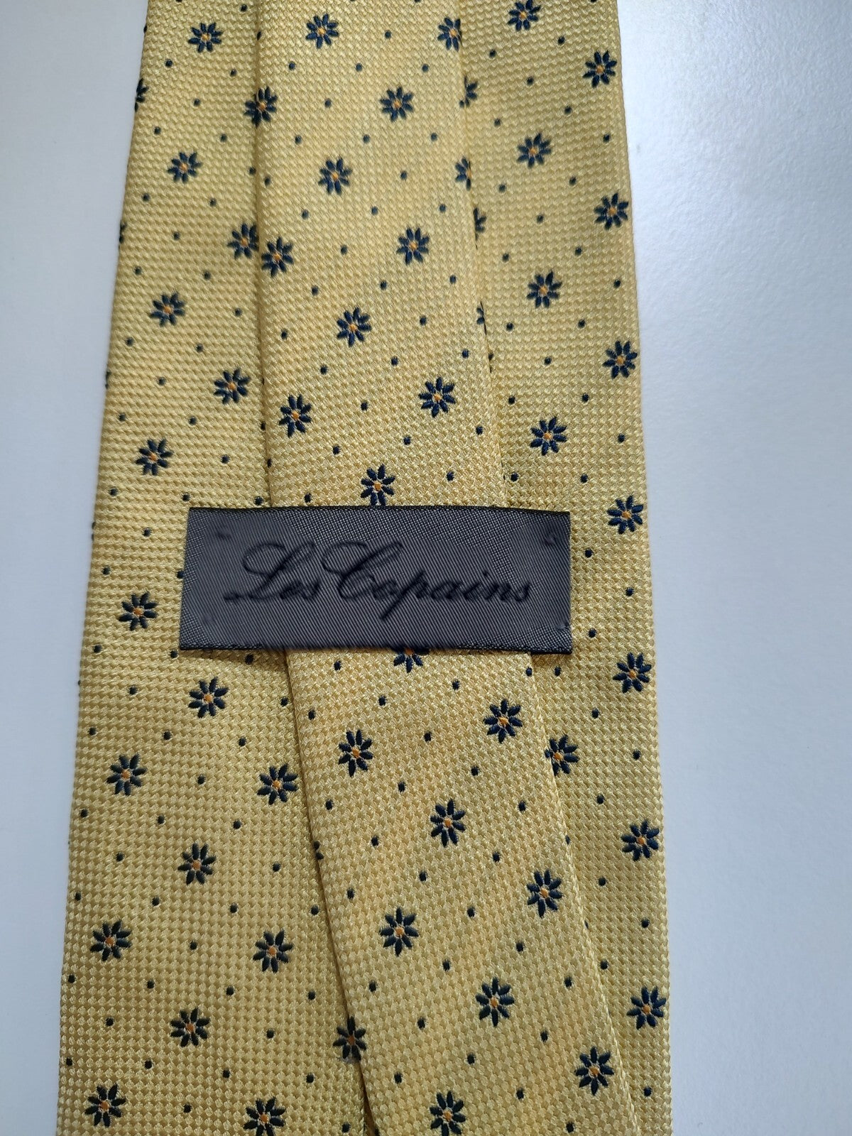 LES COPAINS 100% SILK TIE SETA CRAVATTA NECKTIE MADE IN  ITALY CLASSIC