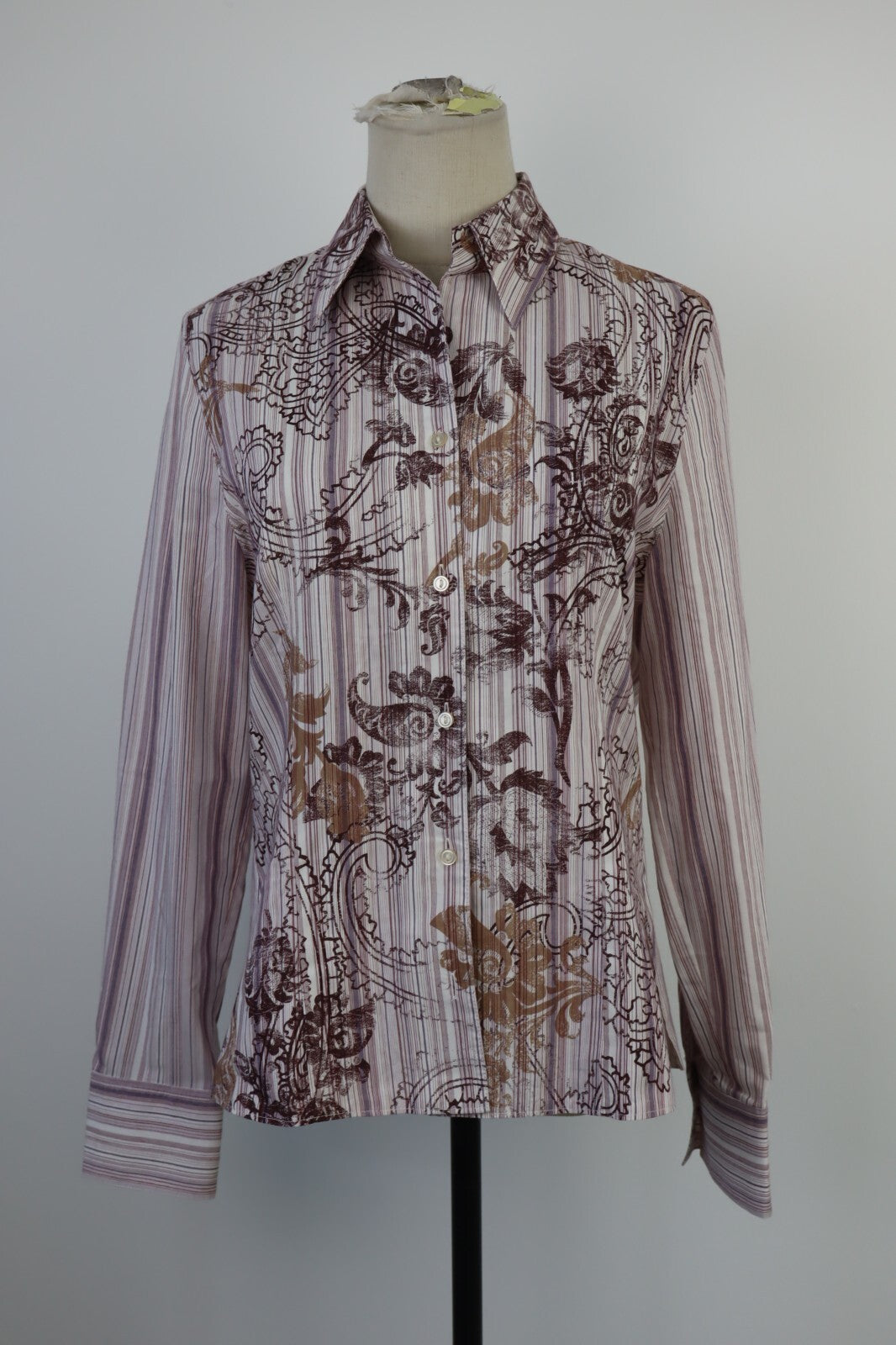 CAMICIA DONNA TG 36 WOMAN SHIRT FAIRSTYLE RETRO' VOLANT VINTAGE Y2K 2000'S
