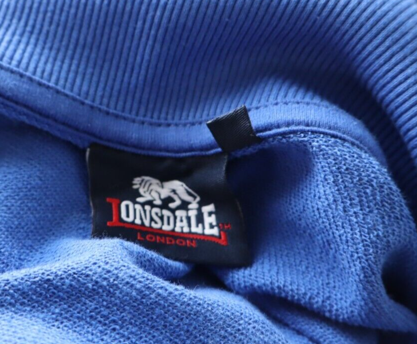 LONSDALE FELPA CON ZIP GIACCA DONNA Tg XL WOMEN CASUAL VINTAGE SPORT JACKET