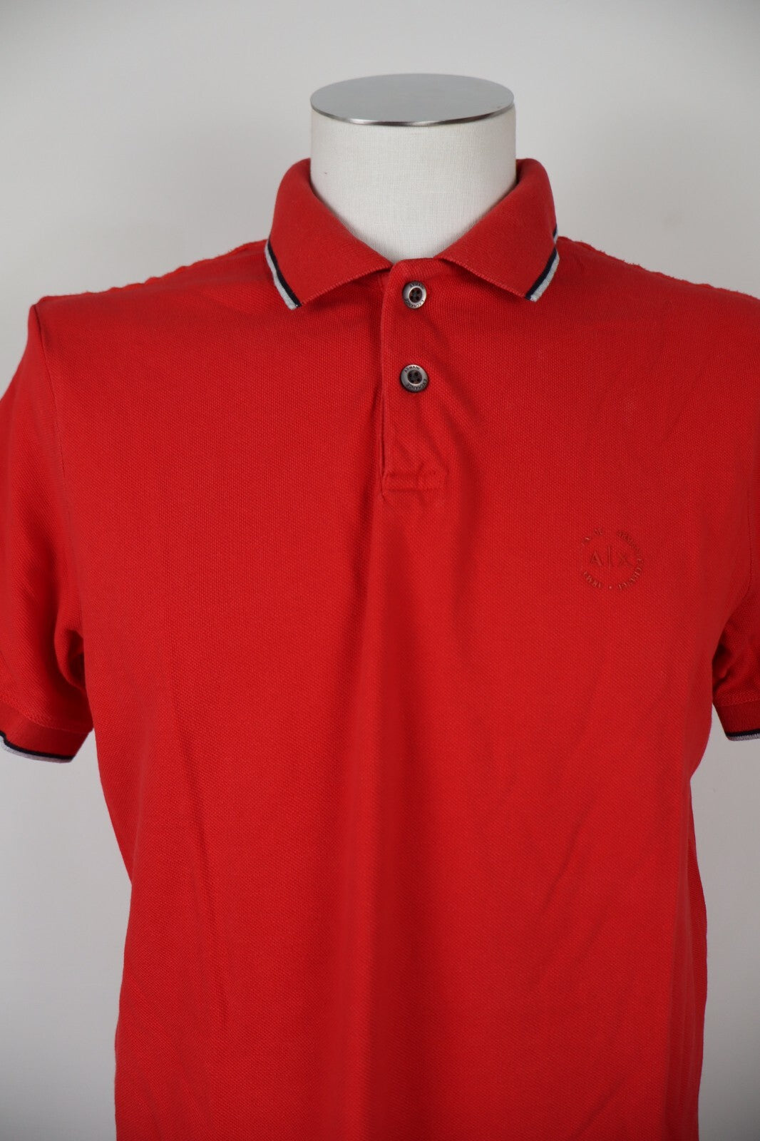 AX ARMANI EXCHANGE POLO MAGLIA UOMO TG. L MAN T-SHIRT VINTAGE CASUAL COTONE