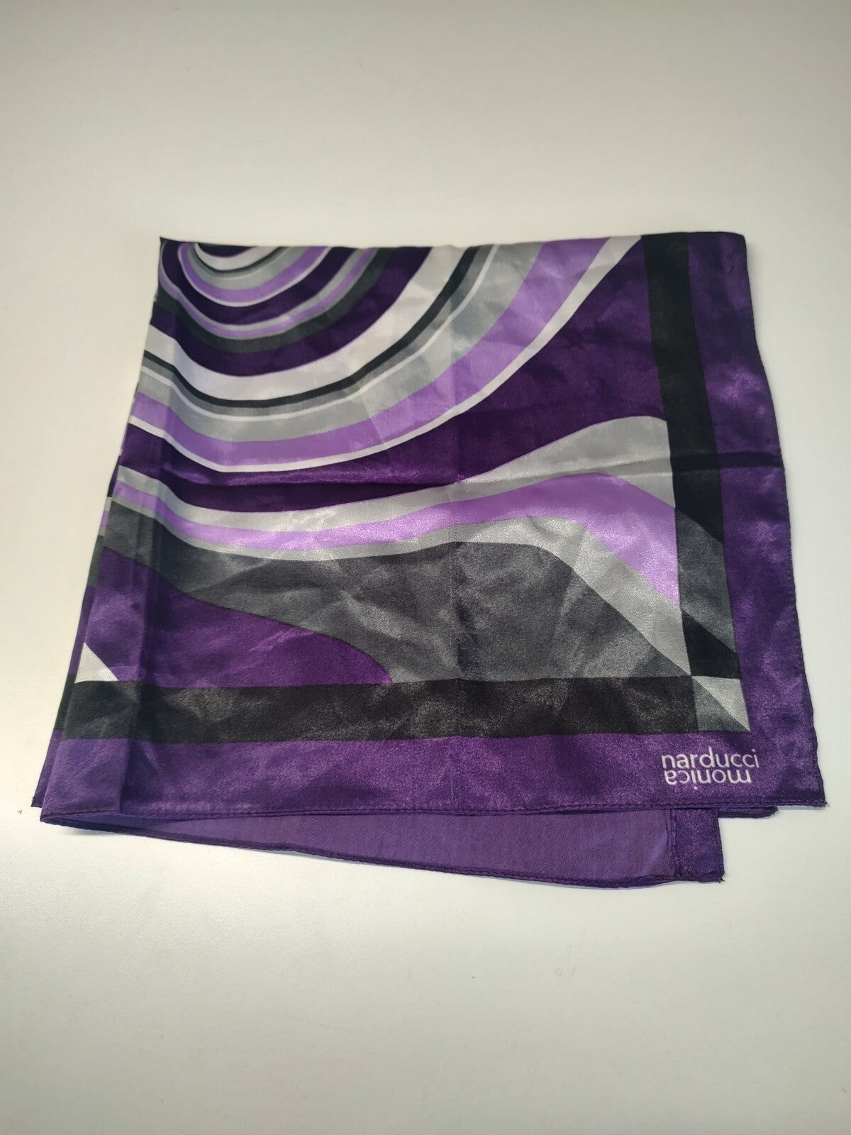 MONICA NARDUCCI FOULARD SCARVES SCARF SQUARE MADE ITALY VINTAGE