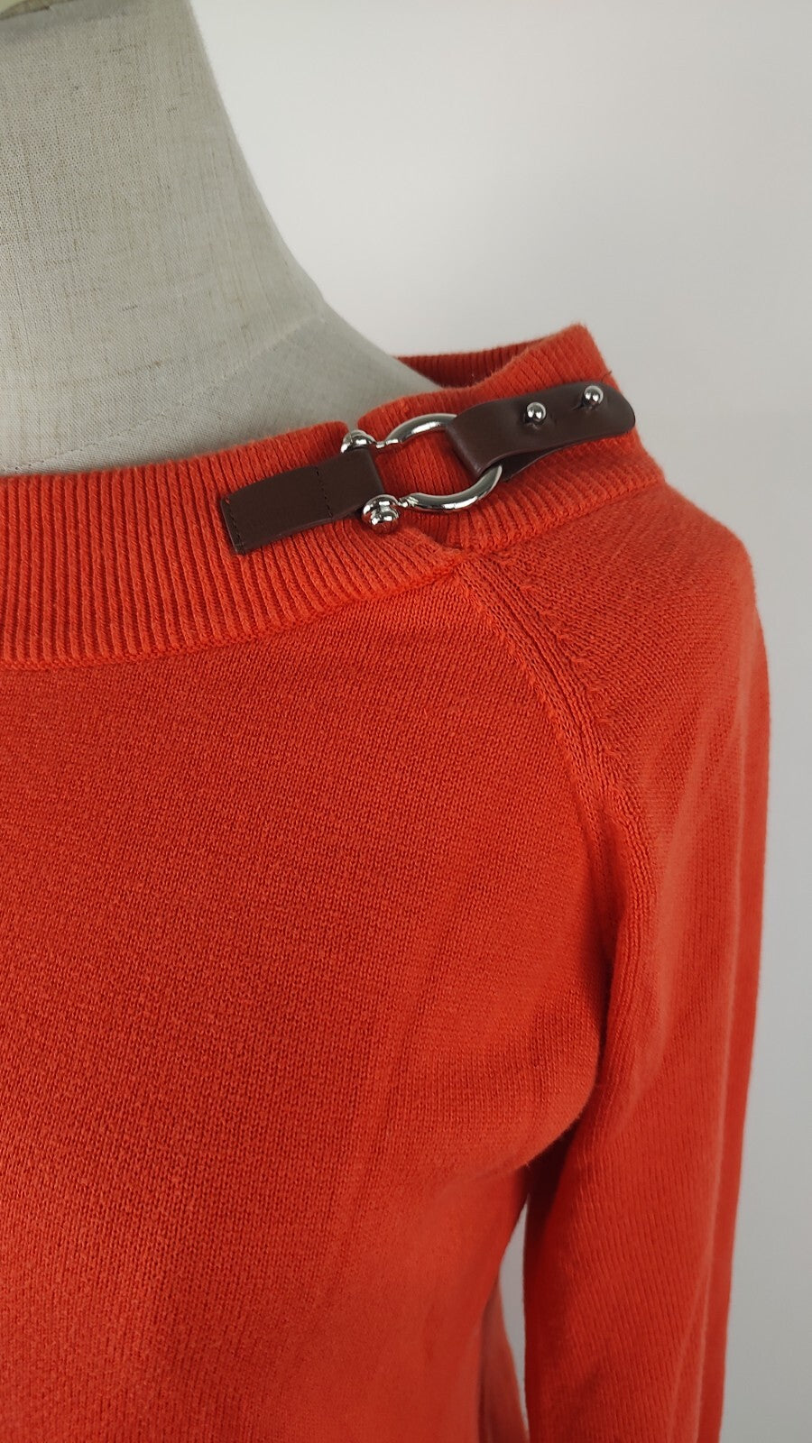 POLO RALPH LAUREN MAGLIONE COTONE DONNA TG M WOMAN CASUAL SWEATER ITALY