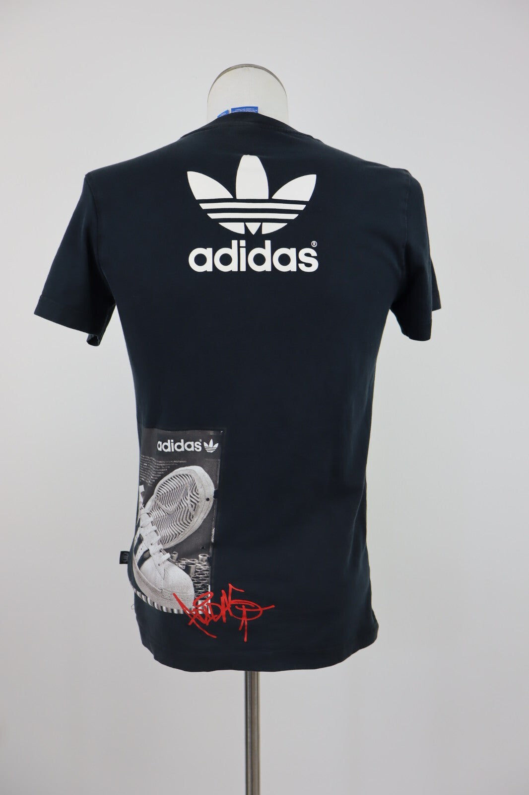 ADIDAS MAGLIA UOMO COTONE TG S MAN COTTON T-SHIRT CASUAL VINTAGE