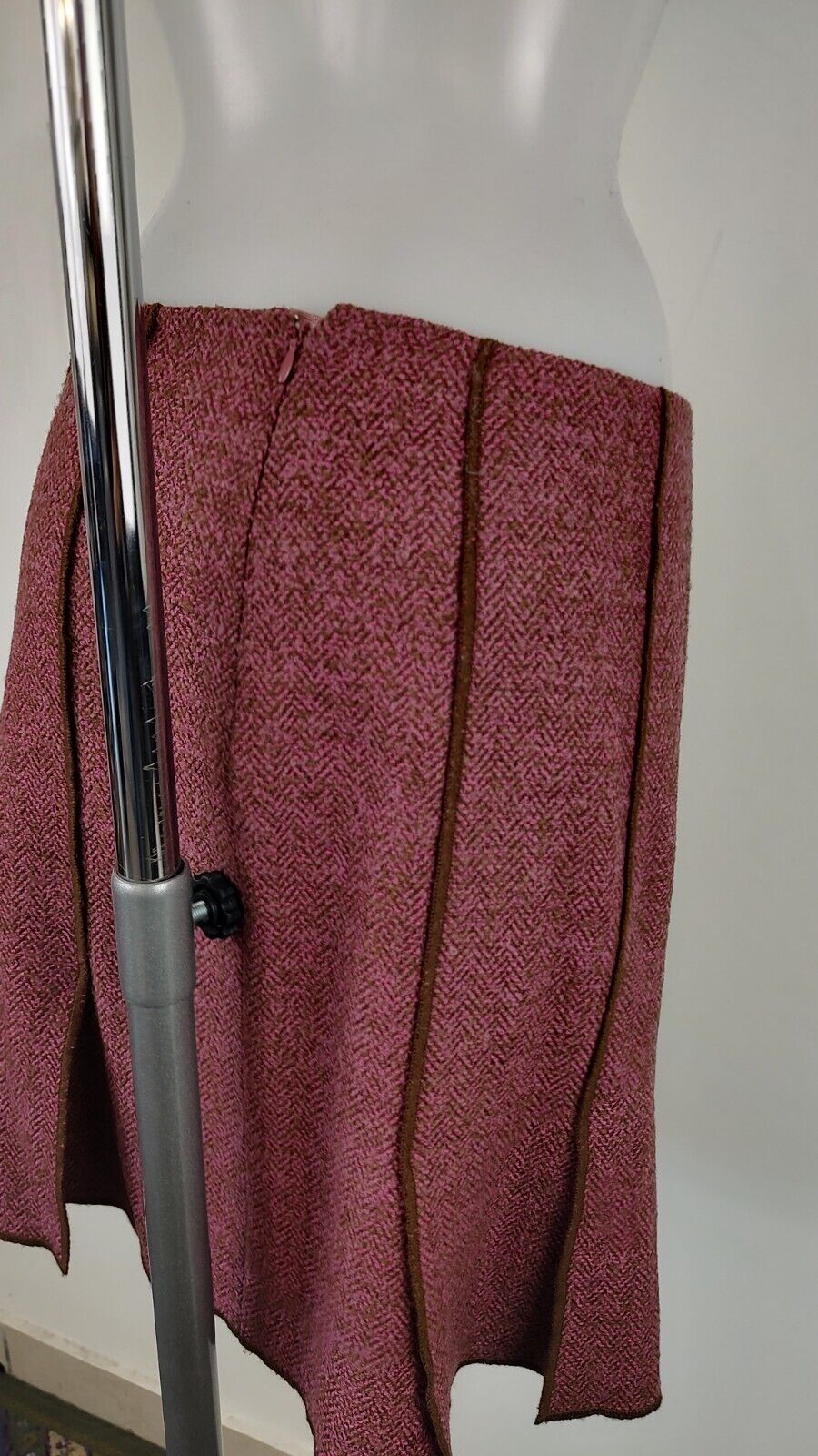 LUISA SPAGNOLI GONNA DONNA LANA WOMAN WOOL SKIRT Tg. 42 CASUAL VINTAGE