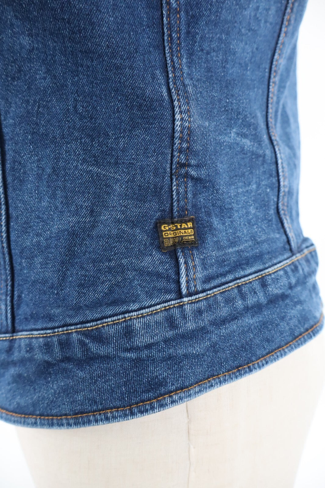 G-STAR JEANS GIUBBINO DONNA M WOMAN CASUAL JACKET COTONE COTTON DENIM VINTAGE