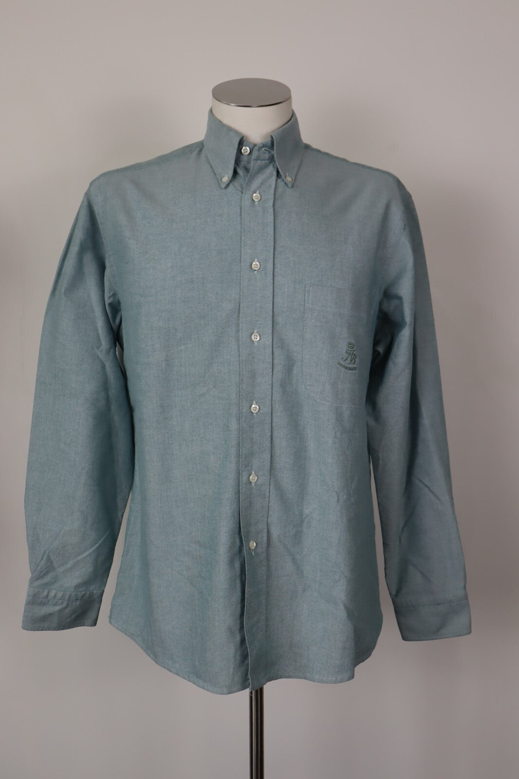 HUGO BOSS CAMICIA COTONE SHIRT UOMO Tg. L MAN VINTAGE CASUAL COTTON