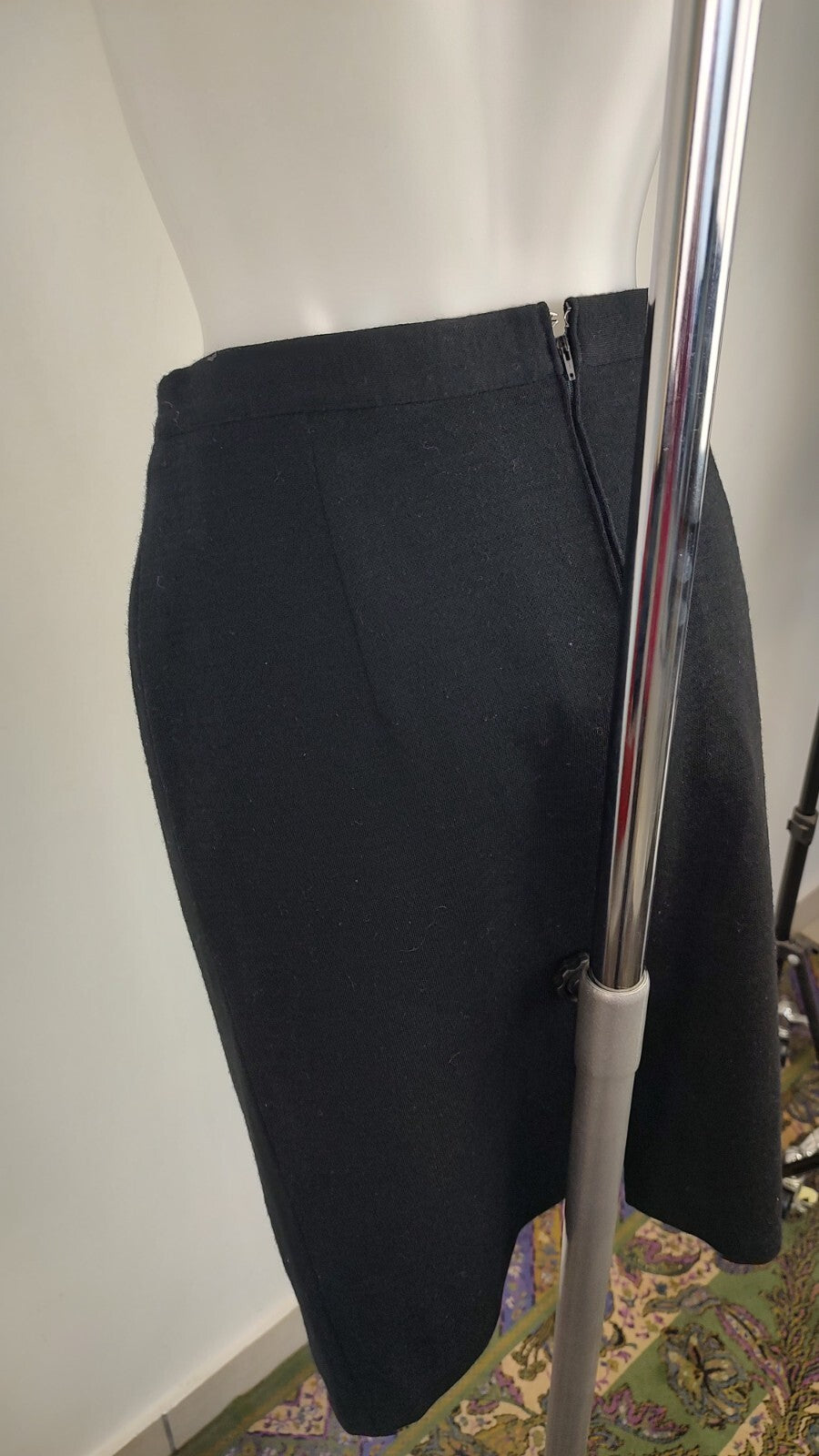 LUISA SPAGNOLI GONNA DONNA LANA WOMAN WOOL SKIRT Tg. 46 CASUAL VINTAGE