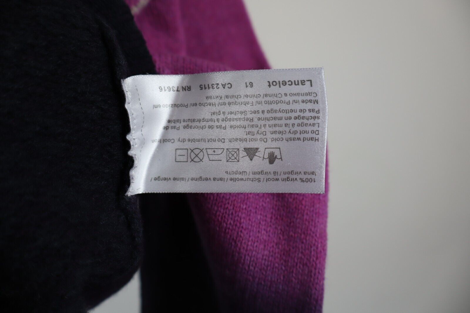 HUGO BOSS MAGLIONE LANA WOOL VINTAGE UOMO Tg. XL MAN WOOL SWEATER CASUAL