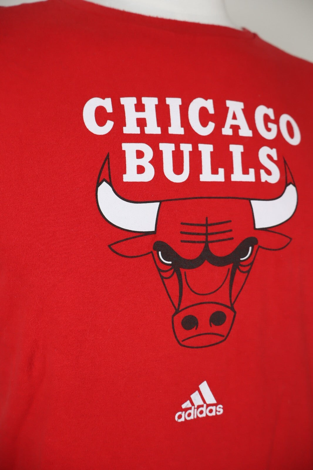 ADIDAS CHICAGO BULLS MAGLIA BASKET T-SHIRT UOMO TG M VINTAGE SPORT COTONE