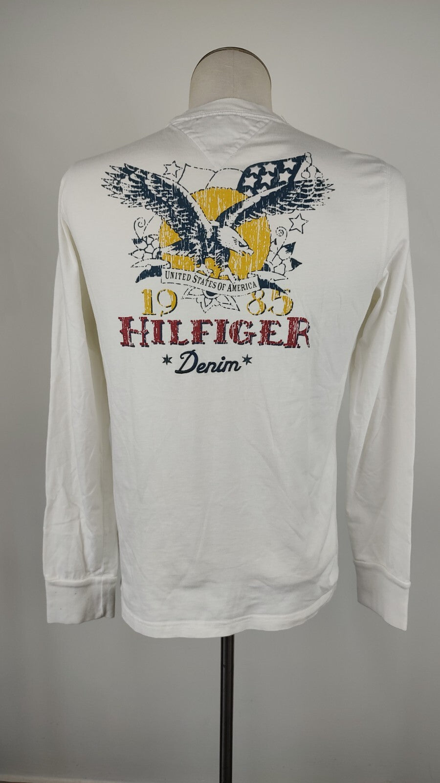 TOMMY HILFIGER MAGLIA UOMO TG. M MAN T-SHIRT VINTAGE CASUAL COTONE