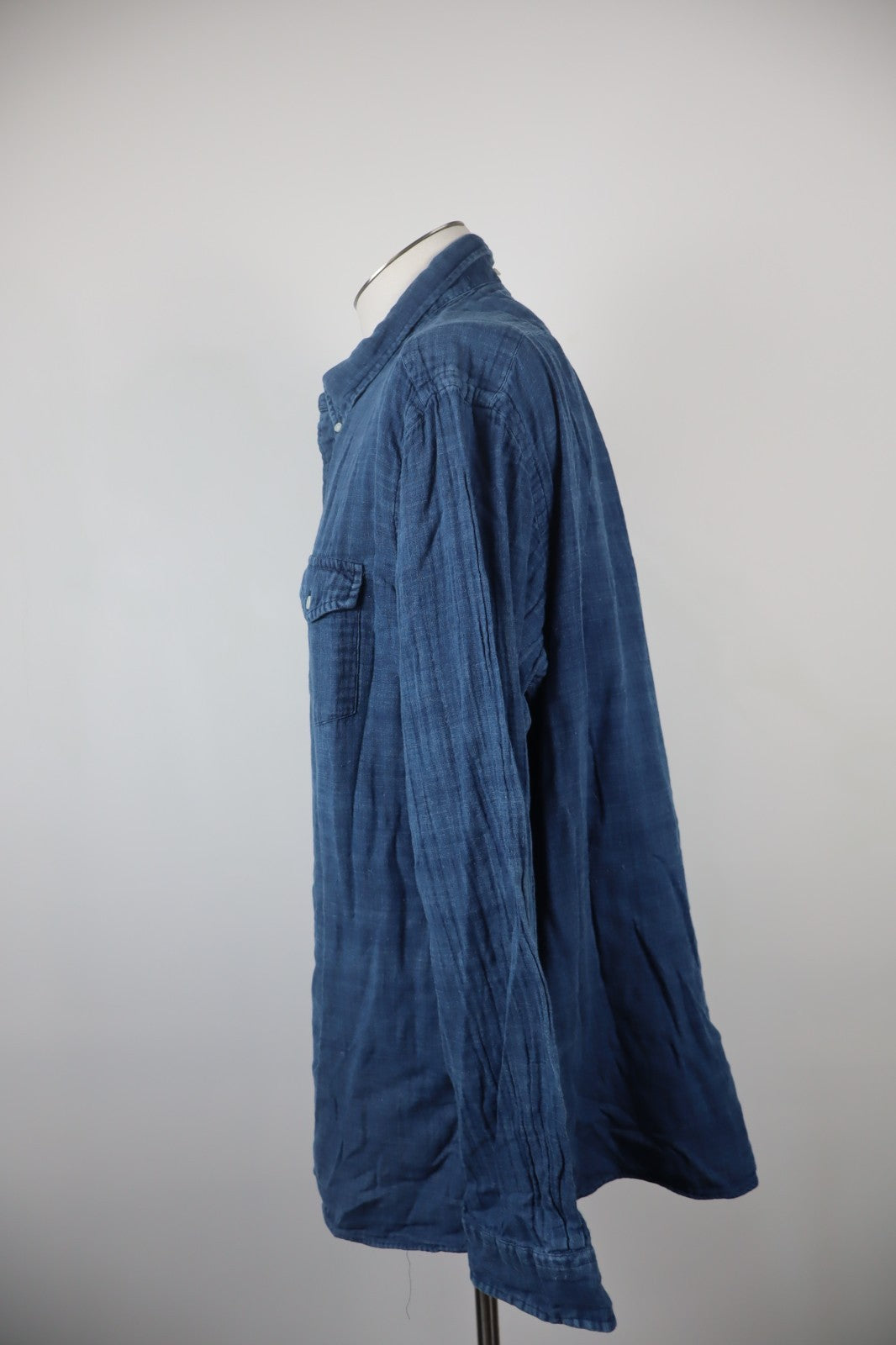 POLO RALPH LAUREN CAMICIA UOMO COTONE TG 2XL MAN CASUAL VINTAGE COTTON SHIRT