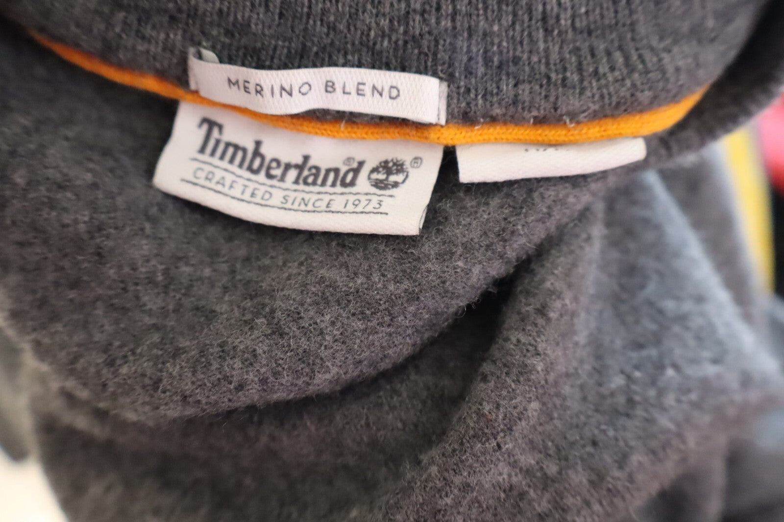 TIMBERLAND MAGLIONE LANA WOOL VINTAGE UOMO Tg. M MAN SWEATER CASUAL
