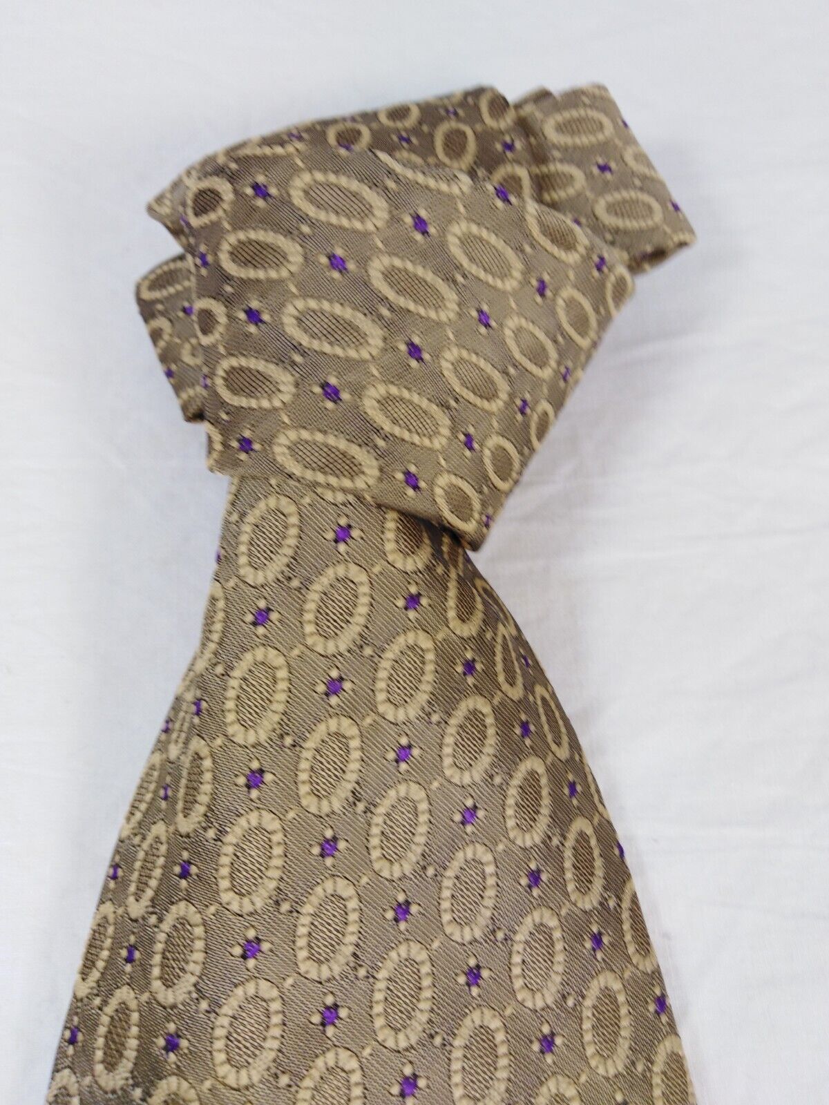 UNGARO 100%  SILK TIE SETA CRAVATTA NECKTIE MADE IN ITALY