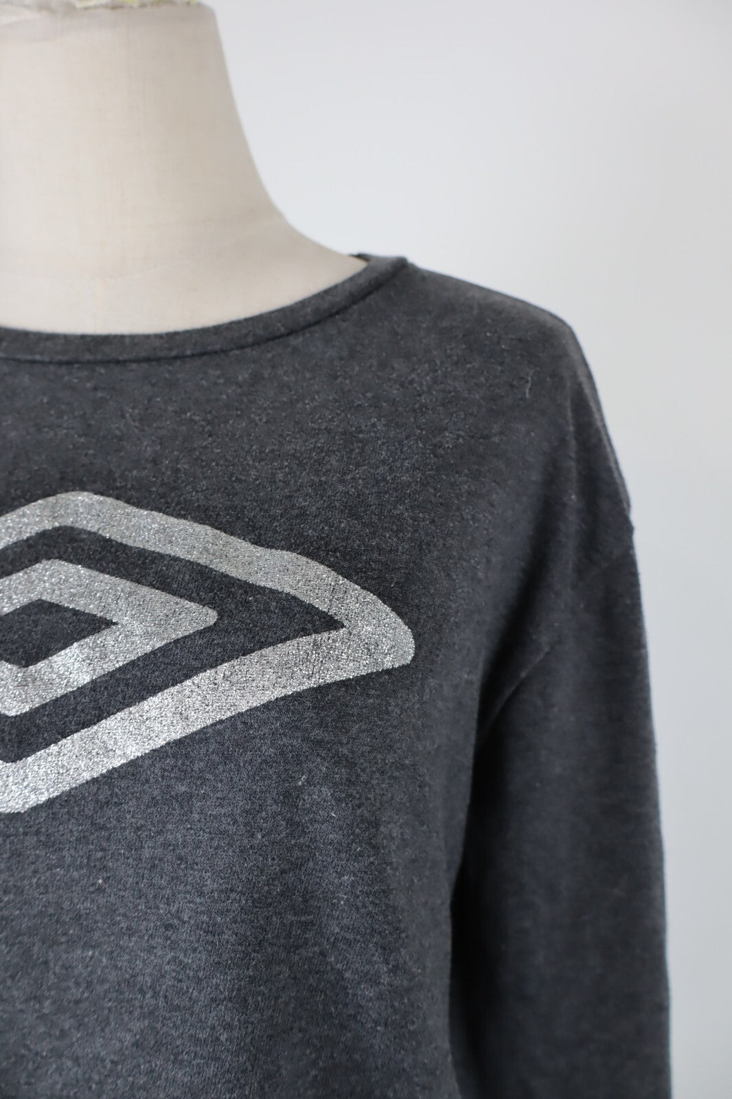 UMBRO FELPA MAGLIA DONNA Tg M WOMEN CASUAL VINTAGE SPORT SWEATSHIRT
