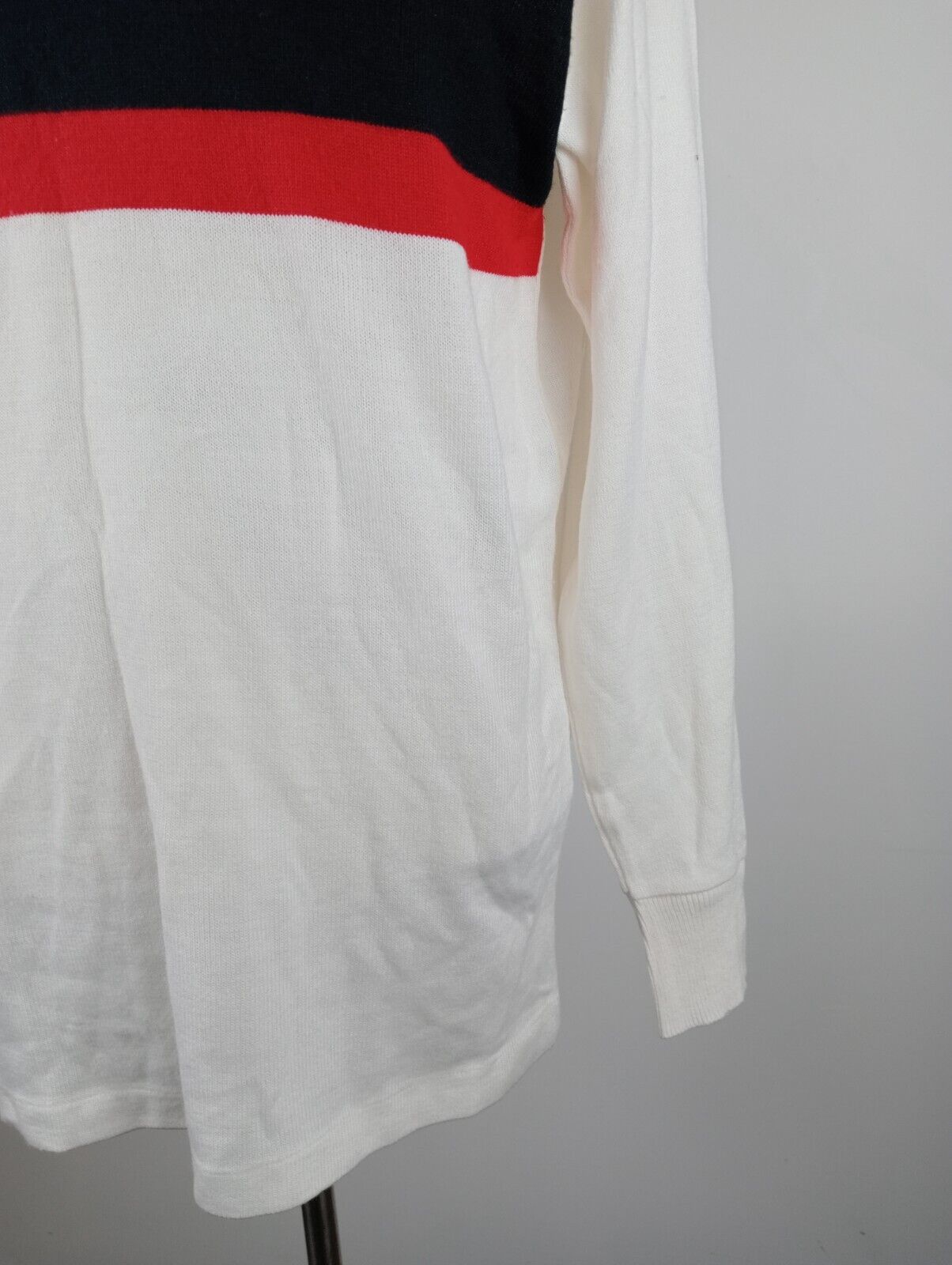 MAGLIA CALCIO N 5 LANA WOOL POLIESTERE UOMO Tg M SOCCER JERSEY VINTAGE SPORT
