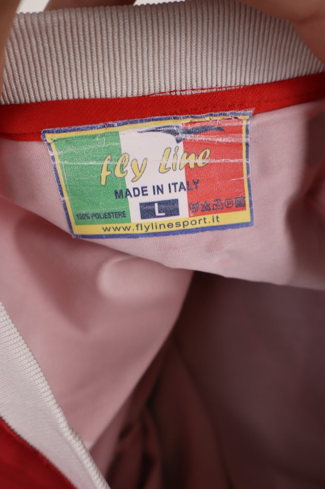 FLY LINE TURRIS N 17 MAGLIA CALCIO UOMO Tg L SOCCER TRIKOT MAN VINTAGE JERSEY