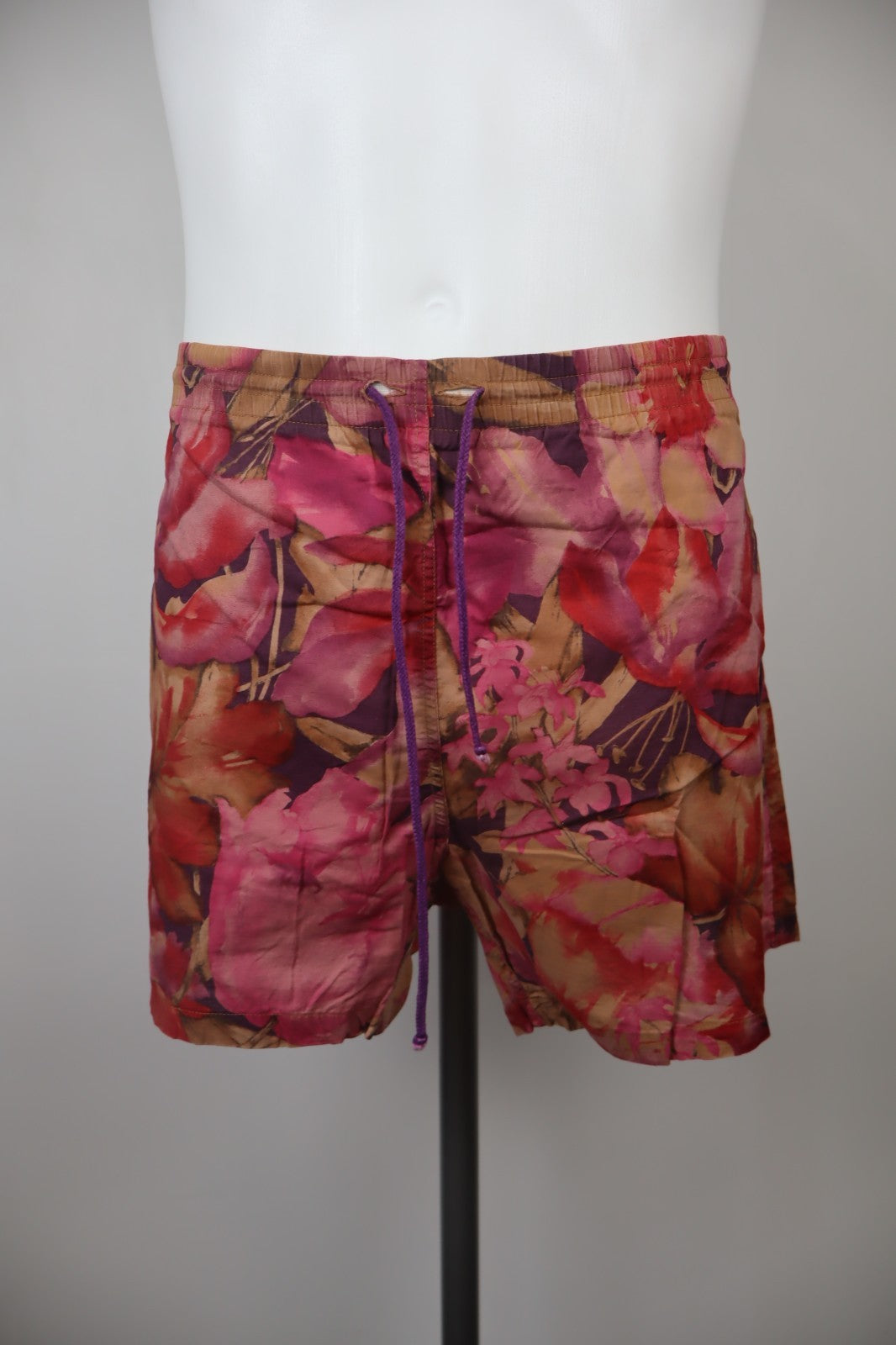 TRUSSARDI COSTUME PANTALONCINO MARE UOMO TG 48 MEN SWIMSUIT VINTAGE CASUAL LOGO