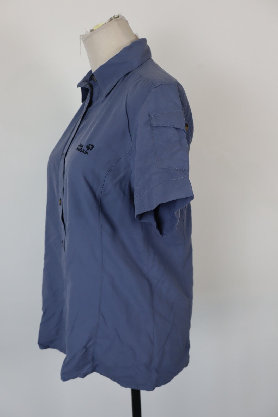 JACK WOLFSKIN CAMICIA DONNA TG. XS WOMAN SHIRT CASUAL VINTAGE NYLON
