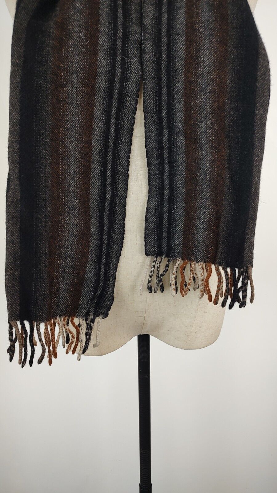 PIERRE CARDIN SCIARPA LANA WOOL UOMO DONNA WOMAN MAN VINTAGE CASUAL SCARF