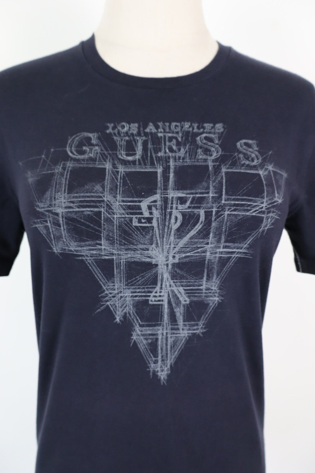 GUESS MAGLIA DONNA TG. XS WOMAN CASUAL VINTAGE T-SHIRT TOP COTONE