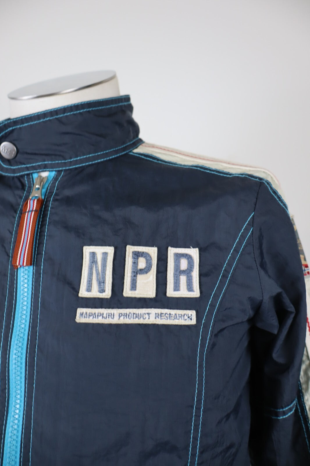 NAPAPIJRI GIUBBINO LEGGERO GIACCA RAGAZZO Tg 12 ANNI BOY CASUAL VINTAGE JACKET