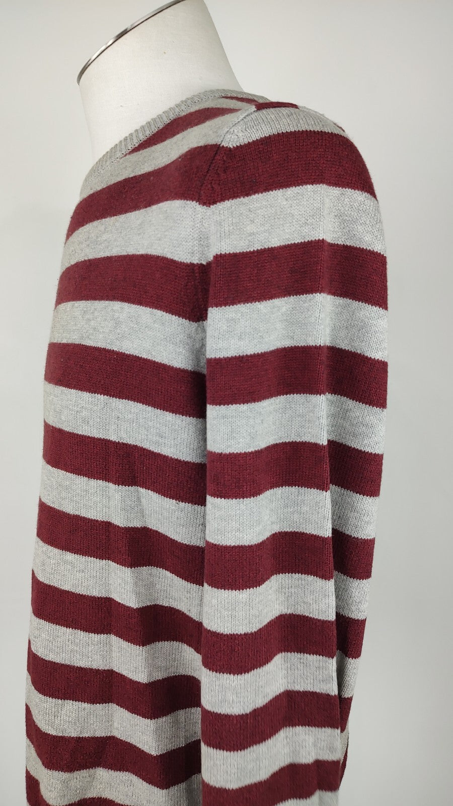 TOMMY HILFIGER  MAGLIONE COTONE VINTAGE UOMO Tg. L MAN SWEATER CASUAL