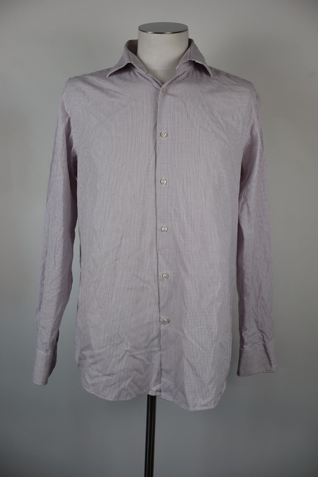 HUGO BOSS CAMICIA UOMO TG. 16,5 MAN CASUAL VINTAGE SHIRT COTONE COTTON