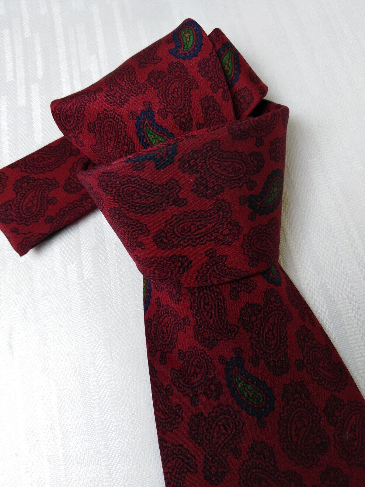 VALENTINO 100% SETA SILK TIE CRAVATTA NECKTIE VINTAGE CLASSIC ITALY