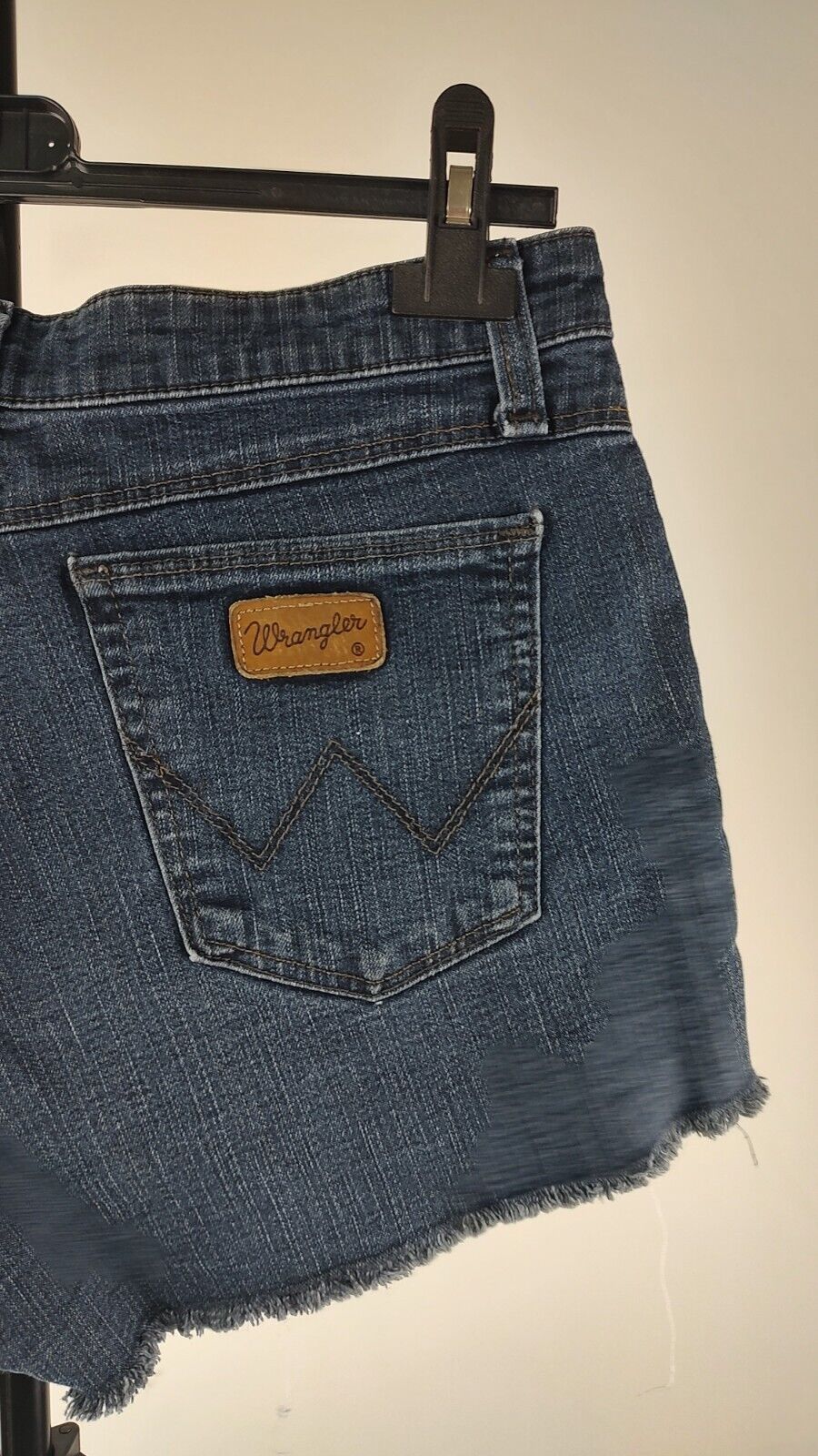 WRANGLER PANTALONCINO ORANGE JEANS DENIM DONNA W30 WOMAN PANTS SHORT VINTAGE