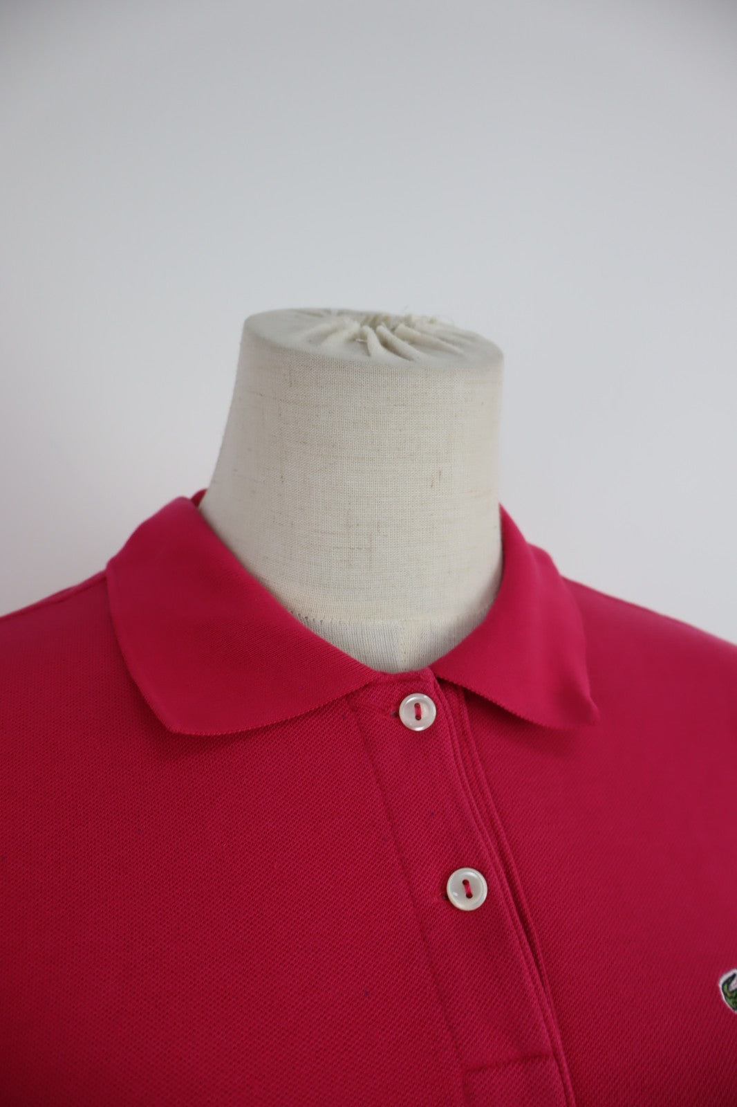 LACOSTE POLO MAGLIA DONNA COTONE TG. 40 WOMAN SHIRT CASUAL VINTAGE COTTON