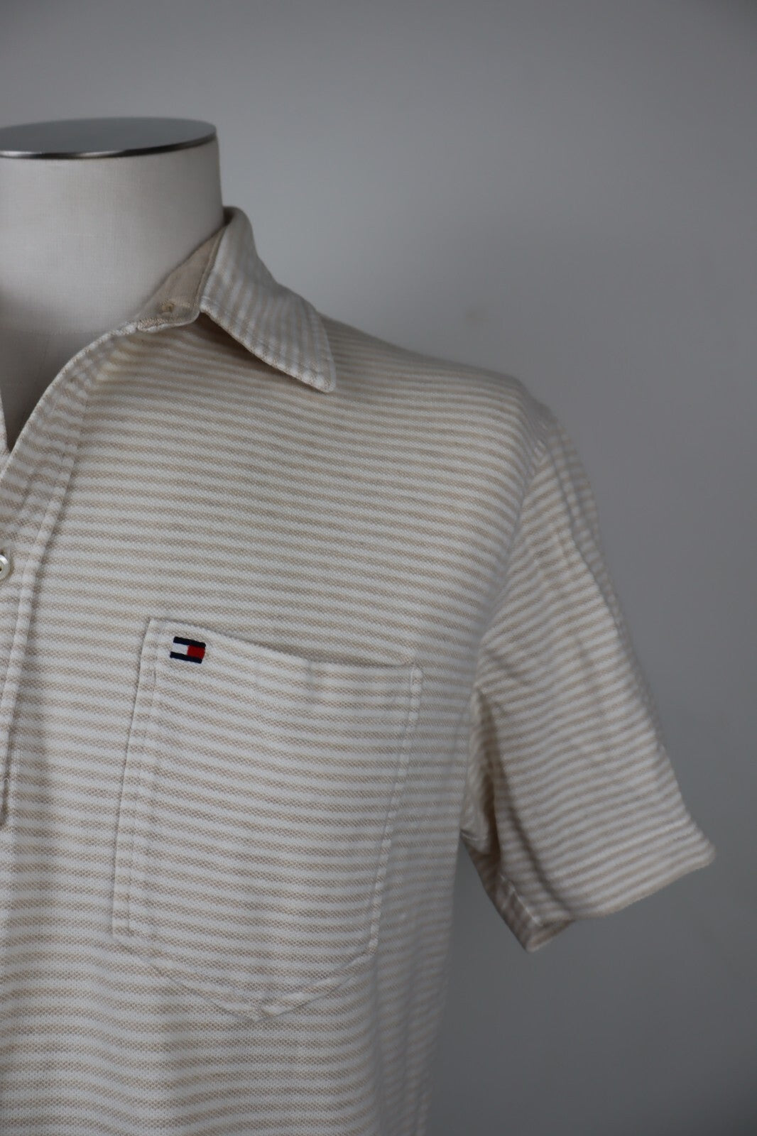 TOMMY HILFIGER POLO MAGLIA UOMO COTONE TG. M MAN COTTON T-SHIRT VINTAGE CASUAL