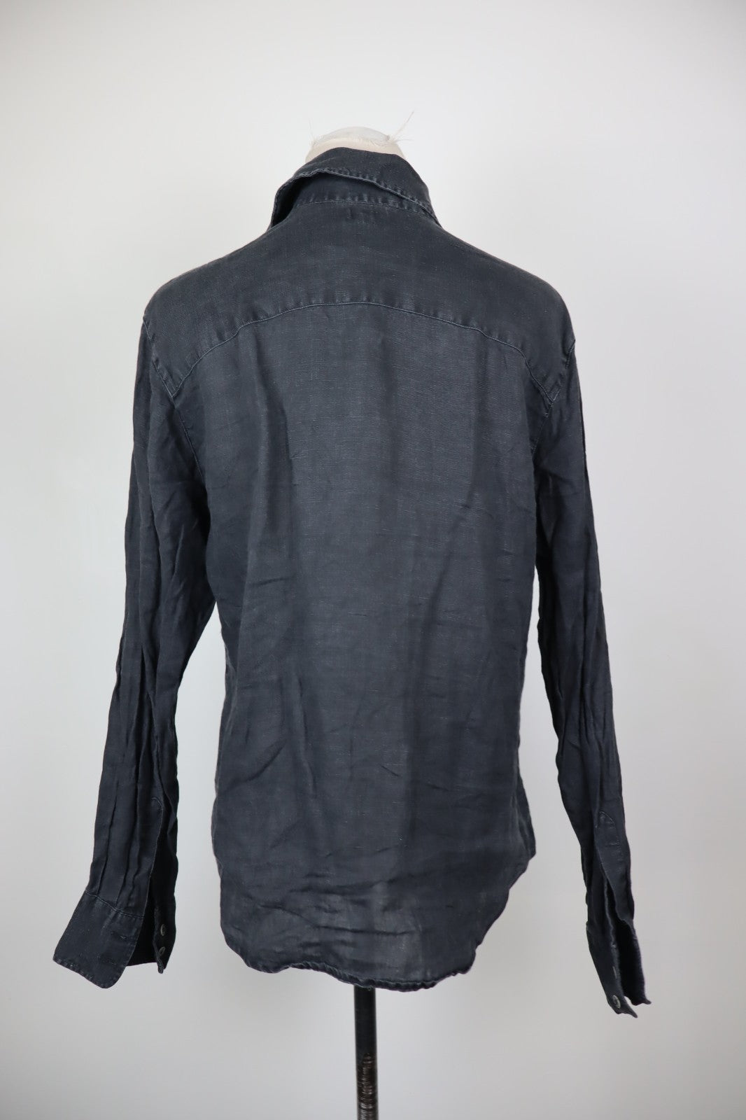 AJ ARMANI JEANS CAMICIA DONNA LINO TG. 46 WOMAN CASUAL VINTAGE LINEN SHIRT