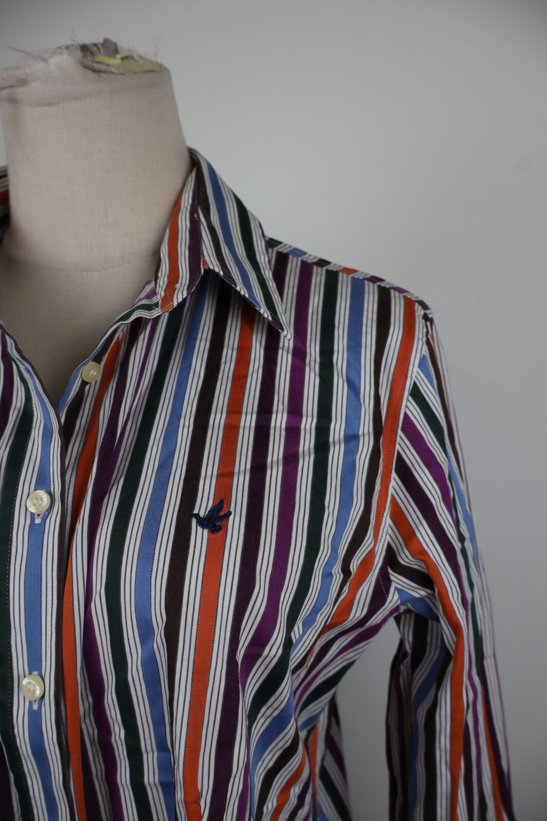 BROOKSFIELD CAMICIA  DONNA TG. 48 WOMAN SHIRT CASUAL VINTAGE COTONE COTTON