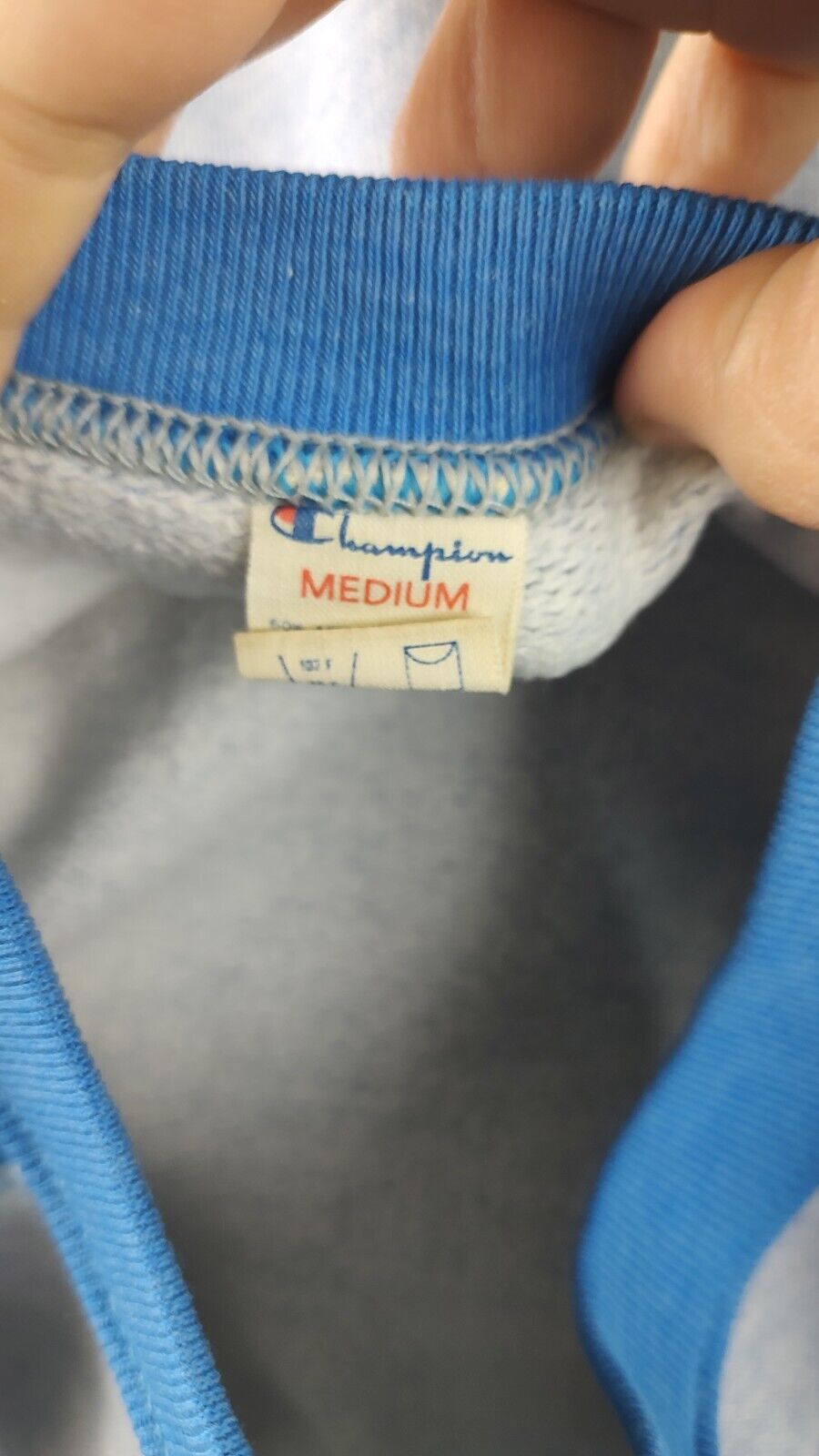 CHAMPION FELPA GIACCA UOMO MAGLIA Tg M MAN SPORT SWEATSHIRT VINTAGE CASUAL