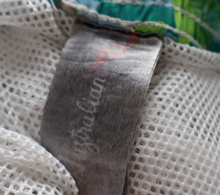 AUSTRALIAN COSTUME PANTALONCINO MARE UOMO TG 54 MEN SEA SWIMSUIT VINTAGE CASUAL