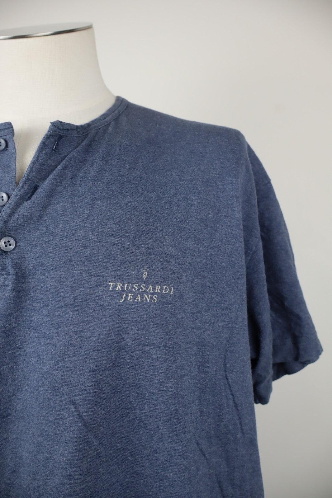 TRUSSARDI JEANS MAGLIA UOMO COTONE TG. XL MAN COTTON T-SHIRT CASUAL VINTAGE