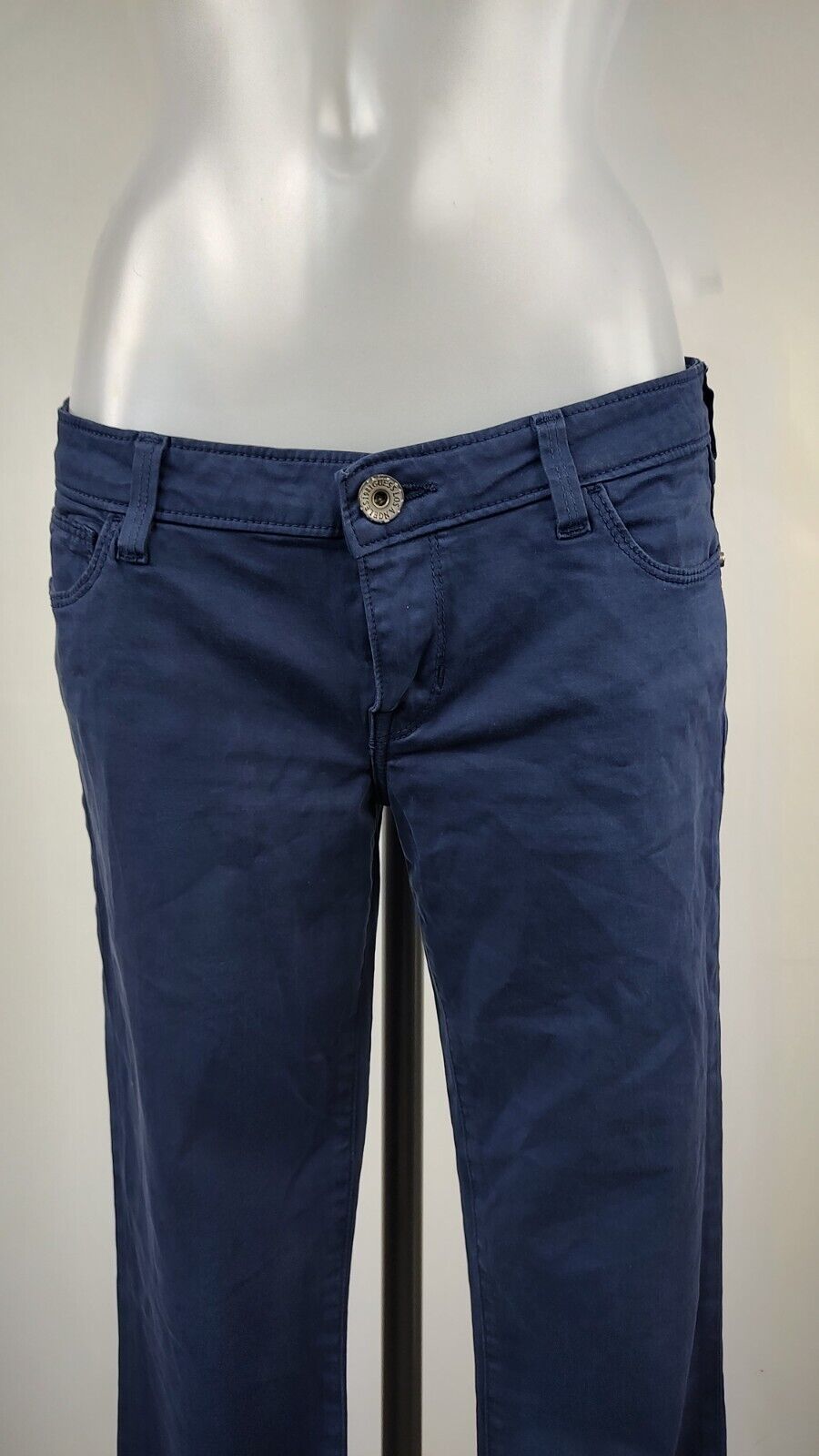 GUESS JEANS PANTALONE COTONE CASUAL DONNA TG. 30 WOMAN VINTAGE PANTS