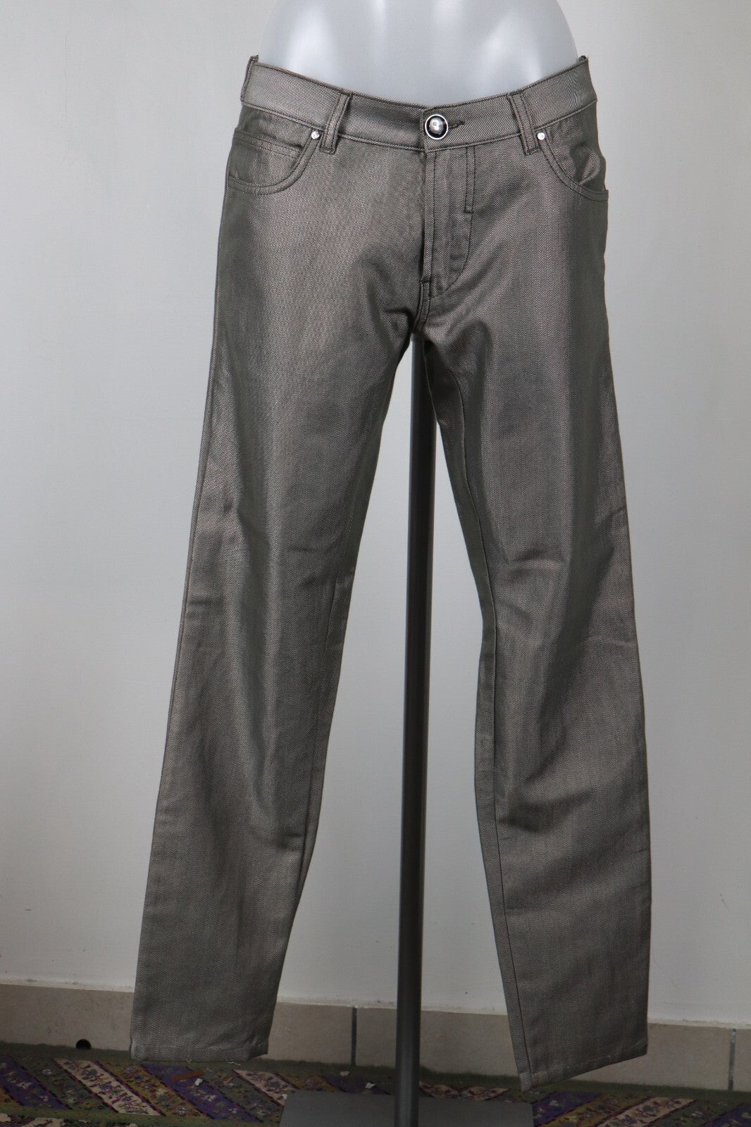 RICHMOND PANTALONE CASUAL DONNA TG. 44 WOMAN VINTAGE PANTS COTONE