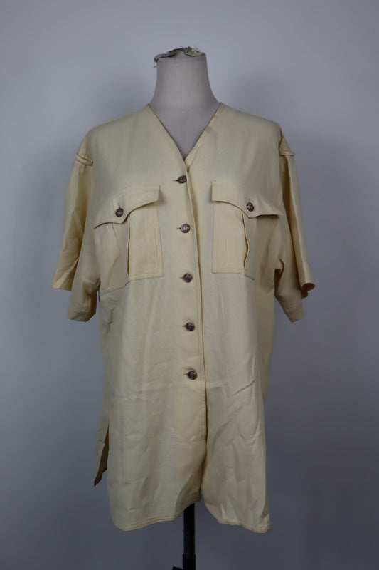 MAX MARA CAMICIA DONNA TG. 42 WOMAN SHIRT CASUAL VINTAGE COTONE COTTON