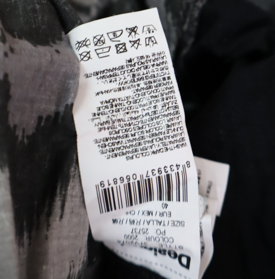 DESIGUAL VESTITO ABITO MANICHE A 3/4 DONNA TG 40 WOMAN CASUAL VINTAGE DRESS