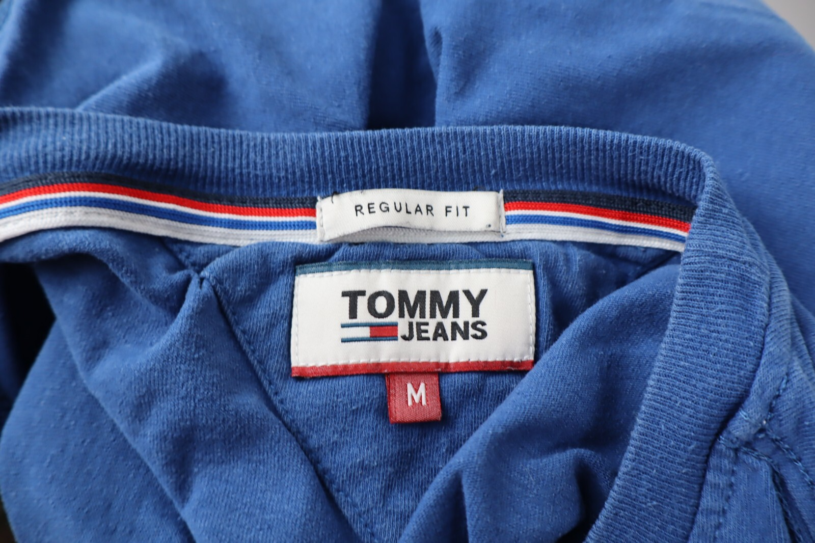 TOMMY HILFIGER JEANS MAGLIA UOMO TG. M MAN T-SHIRT VINTAGE CASUAL COTONE COTTON