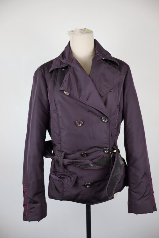 BREMA GIUBBINO GIACCA CON CINTURA DONNA Tg 48 WOMAN CASUAL JACKET VINTAGE