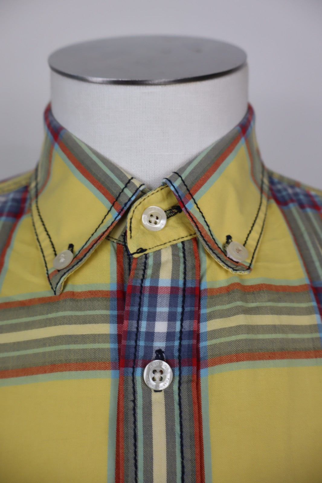 SUNDEK CAMICIA UOMO TG. L MAN CASUAL VINTAGE SHIRT COTONE COTTON LOGO